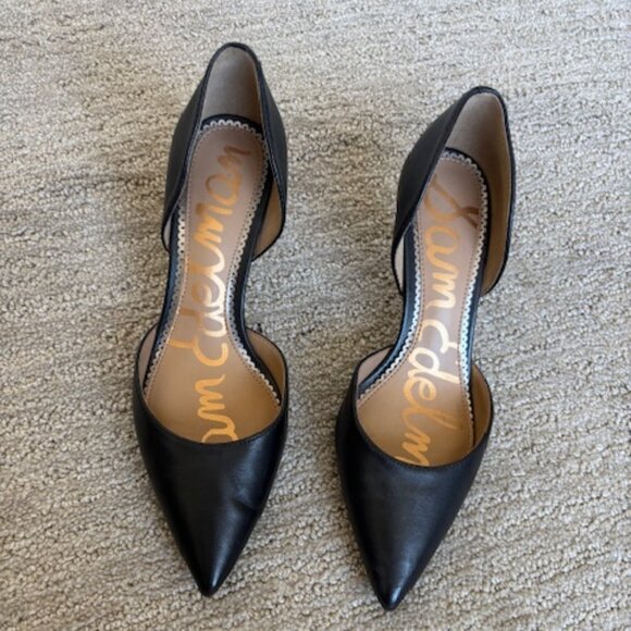 Sam Edelman Women's Heeled Black Pumps in Perfect Condition - Picture 4 of 6